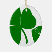 St Patrick's Day - haal Lucky 3 + 1 bladeren = 4 Keramisch Ornament (Rechts)