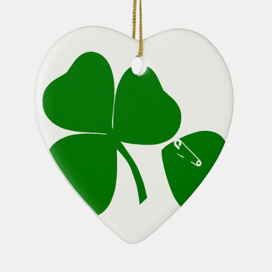 St Patrick's Day - haal Lucky 3 + 1 bladeren = 4 Keramisch Ornament (Rechts)