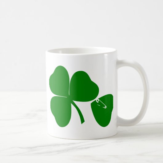 St Patrick's Day - haal Lucky 3 + 1 bladeren = 4 Koffiemok (Rechts)