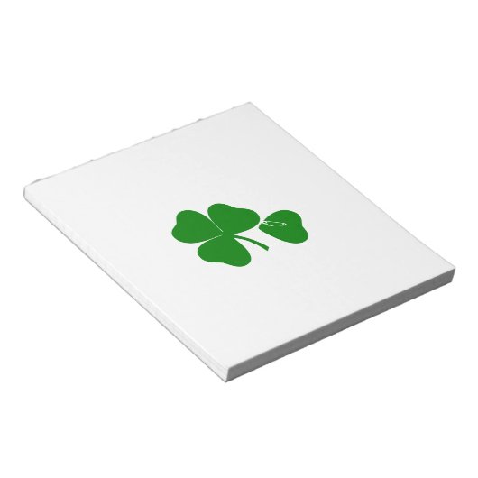 St Patrick's Day - haal Lucky 3 + 1 bladeren = 4 Notitieblok (Schuin)