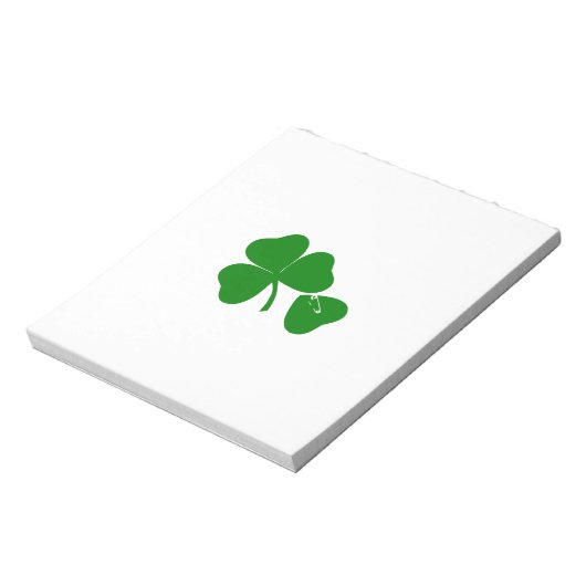 St Patrick's Day - haal Lucky 3 + 1 bladeren = 4 Notitieblok (Linkerzijde)