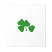 St Patrick's Day - haal Lucky 3 + 1 bladeren = 4 Notitieblok (Voorkant)