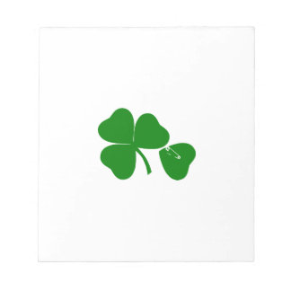 St Patrick's Day - haal Lucky 3 + 1 bladeren = 4 Notitieblok