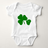 St Patrick's Day - haal Lucky 3 + 1 bladeren = 4 Romper (Voorkant)