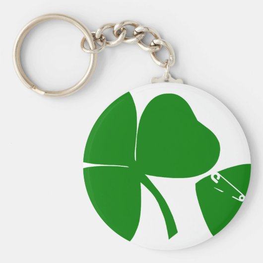 St Patrick's Day - haal Lucky 3 + 1 bladeren = 4 Sleutelhanger (Voorkant)