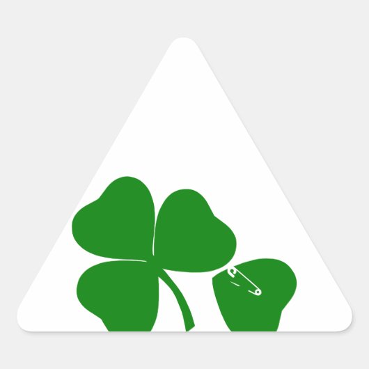 St Patrick's Day - haal Lucky 3 + 1 bladeren = 4 Sticker (Voorkant)