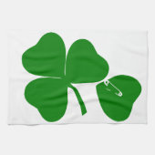 St Patrick's Day - haal Lucky 3 + 1 bladeren = 4 Theedoek (Horizontaal)