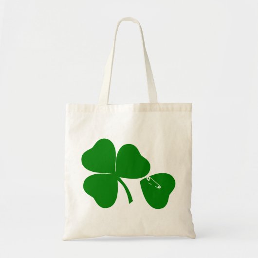 St Patrick's Day - haal Lucky 3 + 1 bladeren = 4 Tote Bag (Voorkant)