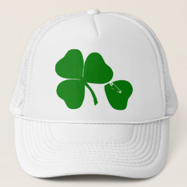 St Patrick's Day - haal Lucky 3 + 1 bladeren = 4 Trucker Pet