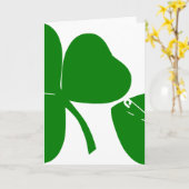 St Patrick's Day - haal Lucky 3 + 1 bladeren = 4 V Kaart (Gele Bloem)