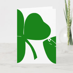 St Patrick's Day - haal Lucky 3 + 1 bladeren = 4 V Kaart