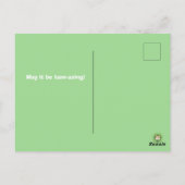 St. Patrick's Day Hamster Postcard Briefkaart (Achterkant)