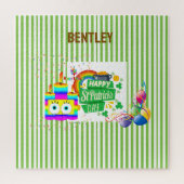 St. Patrick's Day Happy Birthday Jigsaw Puzzel (Verticaal)