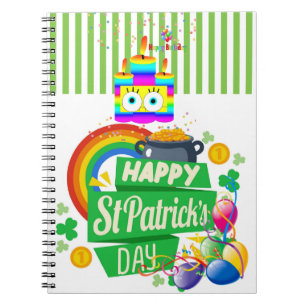St. Patrick's Day Happy Birthday Notitieboek