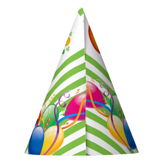 St. Patrick's Day Happy Birthday Paper Party Feesthoedjes (Achterkant)
