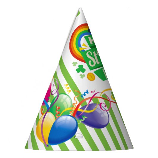 St. Patrick's Day Happy Birthday Paper Party Feesthoedjes (Links)
