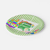 St. Patrick's Day Happy Birthday Papier Borden Papieren Bordje (Gekanteld)