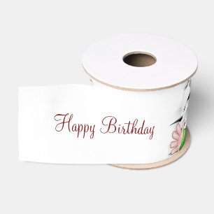 St. Patrick's Day Happy Birthday Ribbon Grosgrain Lint