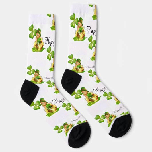 St. Patrick's Day Happy Birthday Sokken (Rechts)