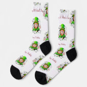 St. Patrick's Day Happy Birthday Sokken (Links)