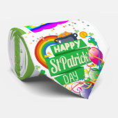 St. Patrick's Day Happy Birthday Stropdas (Opgerold)