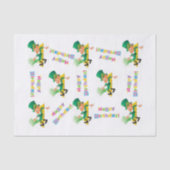 St. Patrick's Day Happy Birthday Tissue Papier (Voorkant)