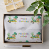 St. Patrick's Day Happy Birthday Tissue Papier (Geschenk)