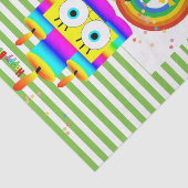 St. Patrick's Day Happy Birthday Tissue Papier (Detail)