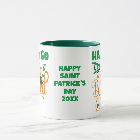 St Patrick's Day HAPPY GO Lucky GEZEGEND Christeli Mok (Midden)