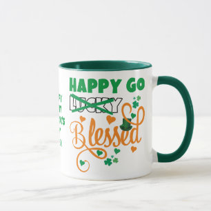 St Patrick's Day HAPPY GO Lucky GEZEGEND Christeli Mok