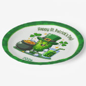 St Patricks Day Happy Pickle Papieren Bordje (Gekanteld)