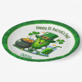 St Patricks Day Happy Pickle Papieren Bordje (Gekanteld)