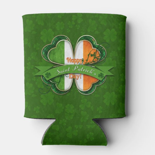 St. Patrick's Day - Happy St. Patrick's Day Blikjeskoeler (Achterkant)