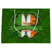 St. Patrick's Day - Happy St. Patrick's Day Groot Cadeauzakje (Voorkant)
