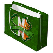 St. Patrick's Day - Happy St. Patrick's Day Groot Cadeauzakje (Voorkant Gekanteld)