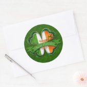 St. Patrick's Day - Happy St. Patrick's Day Ronde Sticker (Envelop)