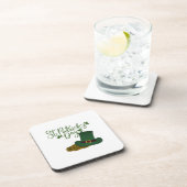 St. Patrick's Day harde plastic onderzetter (Rechterzijde)