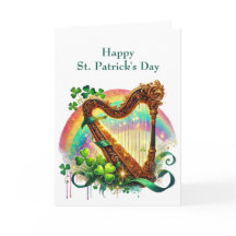 St Patrick's Day Harp Illustratie