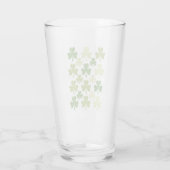 St Patrick's Day Hart Lucky Clover Shamrock Glas (Achterkant)