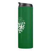 St Patrick's Day Hart Lucky Clover Shamrock Thermosbeker (Geroteerd rechts)