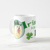 St. Patrick's Day Havanese Koffiemok (Voorkant links)