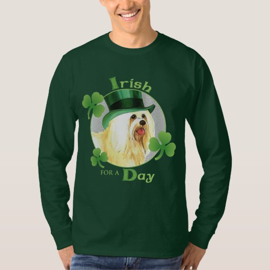St. Patrick's Day Havanese T-shirt (Voorkant)