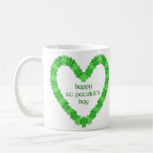 St Patrick's Day Heart Koffiemok (Links)