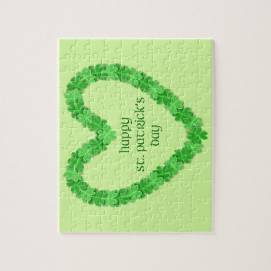 St Patrick's Day Heart Legpuzzel (Verticaal)