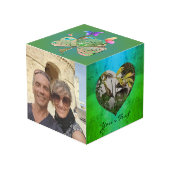 St. Patrick's Day Heart Lijsten 4 Foto's (Voorkant hoekig)