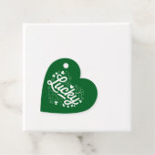 St Patrick's Day Heart Lucky Clover Shamrock Bedankjes Labels (In situ)