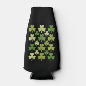 St Patrick's Day Heart Lucky Clover Shamrock Flesjeskoeler (Voorkant)