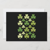 St Patrick's Day Heart Lucky Clover Shamrock Kaart (Voorkant)