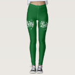 St Patrick's Day Heart Lucky Clover Shamrock Leggings<br><div class="desc">St Patrick's Day Heart Lucky Clover Shamrock</div>
