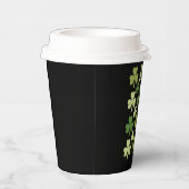 St Patrick's Day Heart Lucky Clover Shamrock Papieren Bekers (Rechts)